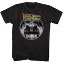 Back To The Future-Back To The Back-Black Adult S/S T-Shirt - Black