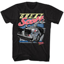 Back To The Future-Great Scott-Black Adult S/S T-Shirt - Black