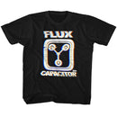 Back To The Future-Flux-Black Toddler S/S T-Shirt-4T - Black