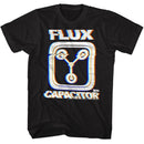 Back To The Future-Flux-Black Adult S/S T-Shirt - Black