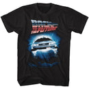Back To The Future-Backtothefuture-Black Adult S/S T-Shirt - Black