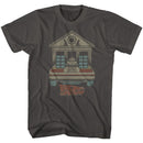 Back To The Future-Faded-Smoke Adult S/S T-Shirt - Smoke