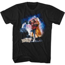 Back To The Future-Mcflydoccarlightning-Black Adult S/S T-Shirt - Black