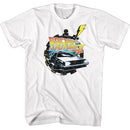 Back To The Future-Stopwatch-White Adult S/S T-Shirt - White