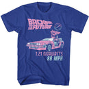 Back To The Future-Back To The Future Perspective-Royal Adult S/S T-Shirt - Royal