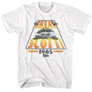 Back To The Future-Back To The Future Great Scott 1985-White Adult S/S T-Shirt - White