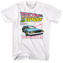 Back To The Future-Back To The Future Btf Clocks-White Adult S/S T-Shirt - White