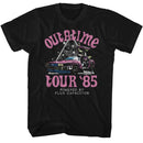 Back To The Future-Bttf Star Triangle-Black Adult S/S T-Shirt - Black