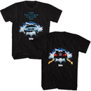 Back To The Future-Bttf Driving Through-Black Adult S/S T-Shirt ***F&B***-S - Black