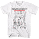 Back To The Future-Bttf Time Travelers Kit-White Adult S/S T-Shirt - White