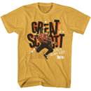 Back To The Future-Bttf Great Scott Guitar Playing-Ginger Adult S/S T-Shirt - Ginger
