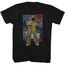 Back To The Future-Bttf Silence Earthling-Black Adult S/S T-Shirt - Black