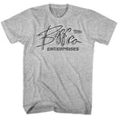 Back To The Future-Biff Co-Gray Heather Adult S/S T-Shirt - Gray Heather
