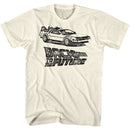 Back To The Future-Dmc Ink-Natural Adult S/S T-Shirt - Natural