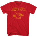 Back To The Future-New Board-Red Adult S/S T-Shirt - Red