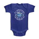 Back To The Future-Dr E Brown Enterprises-Vintage Royal Infant S/S Heather Bodysuit-24M - Vintage Royal