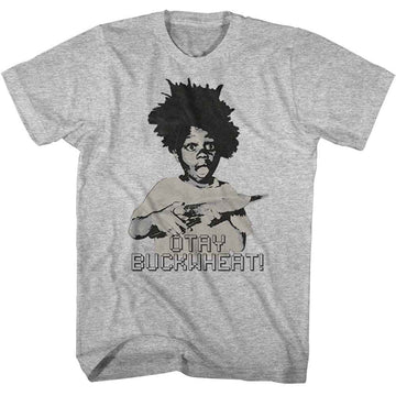 Buckwheat-Otay Buckwheat-Gray Heather Adult S/S T-Shirt - Gray Heather