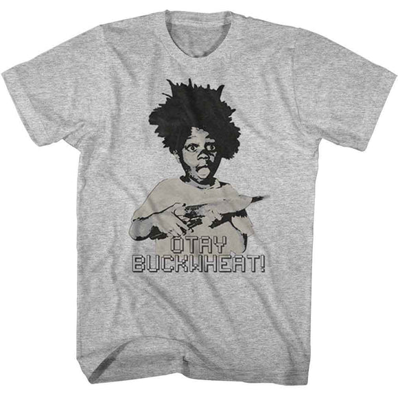 Buckwheat-Otay Buckwheat-Gray Heather Adult S/S T-Shirt - Gray Heather