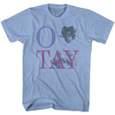 Buckwheat-Mo Otay-Light Blue Heather Adult S/S T-Shirt - Light Blue Heather