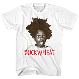 Buckwheat-Buckwheat-White Adult S/S T-Shirt - White