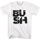 Bush-Logo-White Adult S/S T-Shirt - White