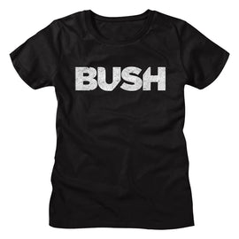 Bush-Simple-Black Ladies S/S T-Shirt - Black