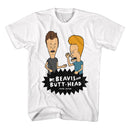 Beavis And Butthead-This-White Adult S/S T-Shirt - White