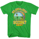 Beavis And Butthead-Getting Jiggy-Kelly Adult S/S T-Shirt - Kelly