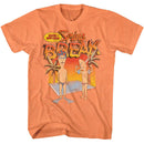 Beavis And Butthead-Bvbu Spring Break-Cantaloupe Adult S/S T-Shirt - Cantaloupe