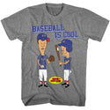 Beavis And Butthead Beavis And Butthead Baseball Is Cool Adult T-Shirts