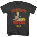 Beavis And Butthead-Beavis And Butthead Wrestling Rules-Smoke Adult S/S T-Shirt - Smoke