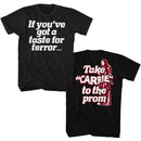 Carrie-Take Carrie To Prom-Black Adult S/S T-Shirt ***F&B*** - Black