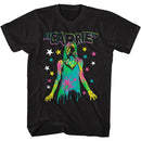 Carrie-Color And Splatter-Black Adult S/S T-Shirt - Black