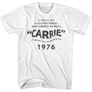 Carrie-Carrie Title Card-White Adult S/S T-Shirt - White