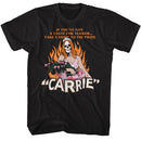 Carrie-Carrie Deadly Prom-Black Adult S/S T-Shirt - Black