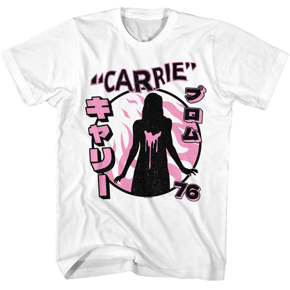 Carrie-Carrie Prom 76-White Adult S/S T-Shirt - White