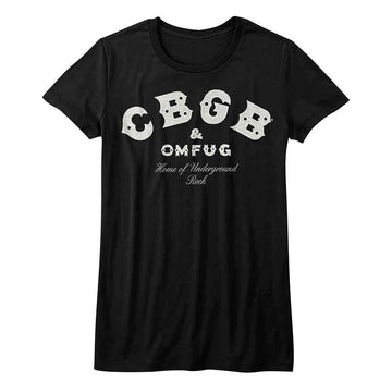 Cbgb-Logo-Black Ladies S/S T-Shirt - Black