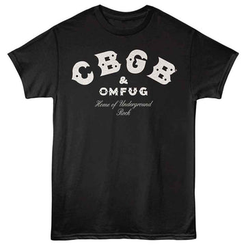 Cbgb-Logo-Black Adult S/S T-Shirt - Black