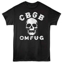 Cbgb-Skull-Black Adult S/S T-Shirt - Black