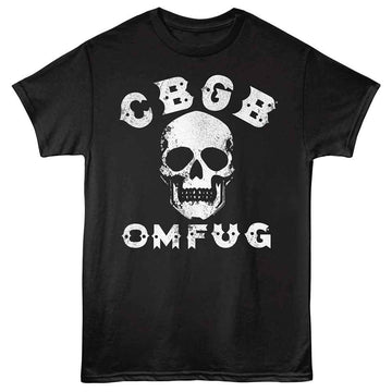 Cbgb-Skull-Black Adult S/S T-Shirt - Black