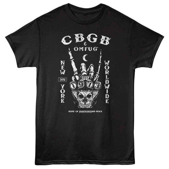 Cbgb-Ny Worldwide-Black Adult S/S T-Shirt - Black
