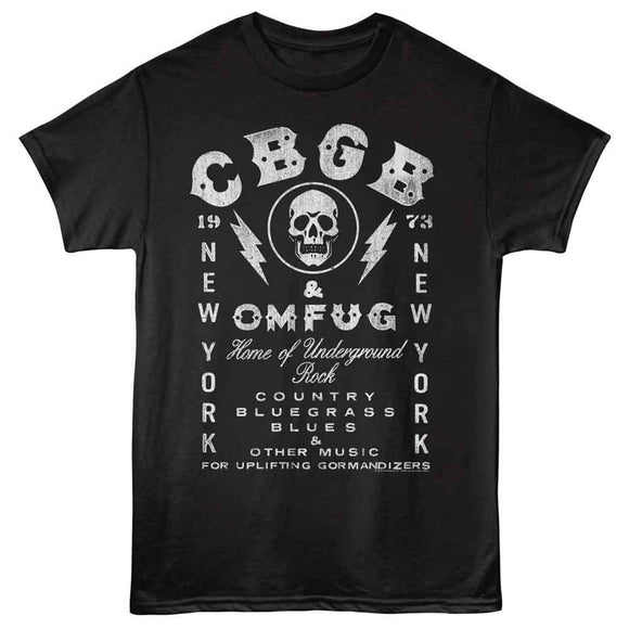 Cbgb-Cbgb-Black Adult S/S T-Shirt - Black