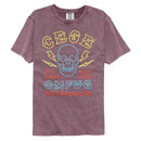 Cbgb-Cbgb Neon Sign-Berry Adult S/S Comfort Color T-Shirt - Berry