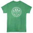 Cbgb-Cbgb Circle-Kelly Heather Adult S/S T-Shirt - Kelly Heather
