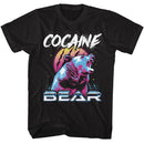 Cocaine Bear Ky-Cocaine Bear Very 80S Bear-Black Adult S/S T-Shirt - Black