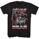 Cocaine Bear Ky-Cocaine Bear Bw With Lightning-Black Adult S/S T-Shirt - Black