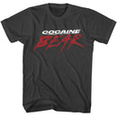 Cocaine Bear-Cocaine Bear Movie Logo Dark-Smoke Adult S/S T-Shirt - Smoke