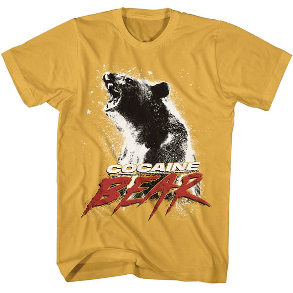 Cocaine Bear-Cocaine Bear Movie Poster Light-Ginger Adult S/S T-Shirt - Ginger