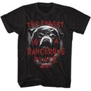 Cocaine Bear-Cocaine Bear Dangerous Place-Black Adult S/S T-Shirt - Black