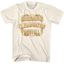 Creedence Clearwater Revival-Ccr Copper Logo-Natural Adult S/S T-Shirt - Natural
